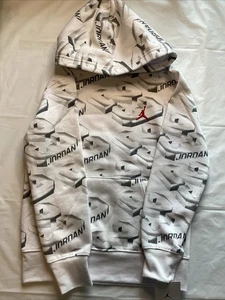 Jordan Boys White Sweater Size Small - Picture 1 of 4