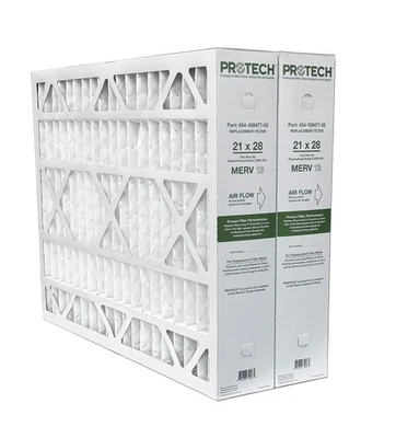 Rheem 54-109477-02 (2-pack)- 21"x28"x5" Exact-Fit Filter for Air Cleaner XGF-E21 - Image 1 of 4