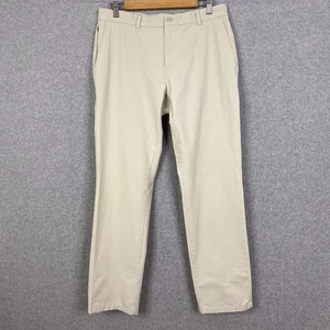 Vineyard Vines Pants Mens 32x30 (Fits 34x30) Khaki On The Go Performance Chino - Picture 1 of 8