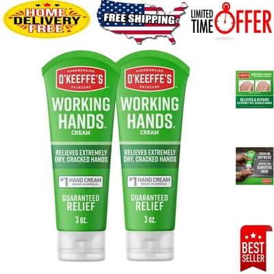 O'Keeffe's рабочий руки крем 3 унц тюбик - интенсивный уход за треснувшей кожей - Изображение 1 из 4
