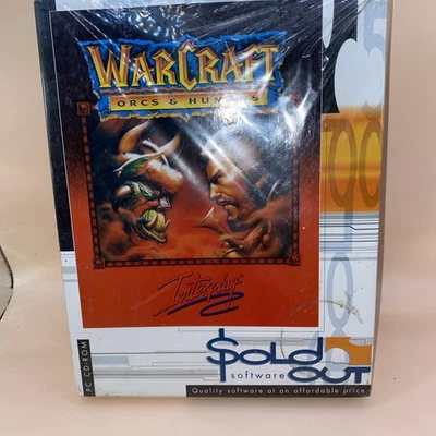 Warcraft Orcs And Humans PC CD ROM Big Box NEW 1998  - Image 1 of 4