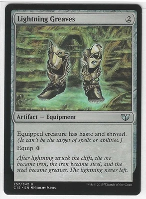 MTG Magic the Gathering Lightning Greaves (257/392) Commander 2015 - Image 1 of 2