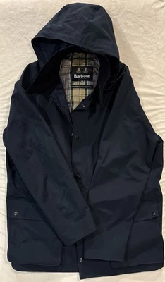 Chaqueta Ashby Impermeable Barbour Azul Marino Talla XXL Foto 1 de 4