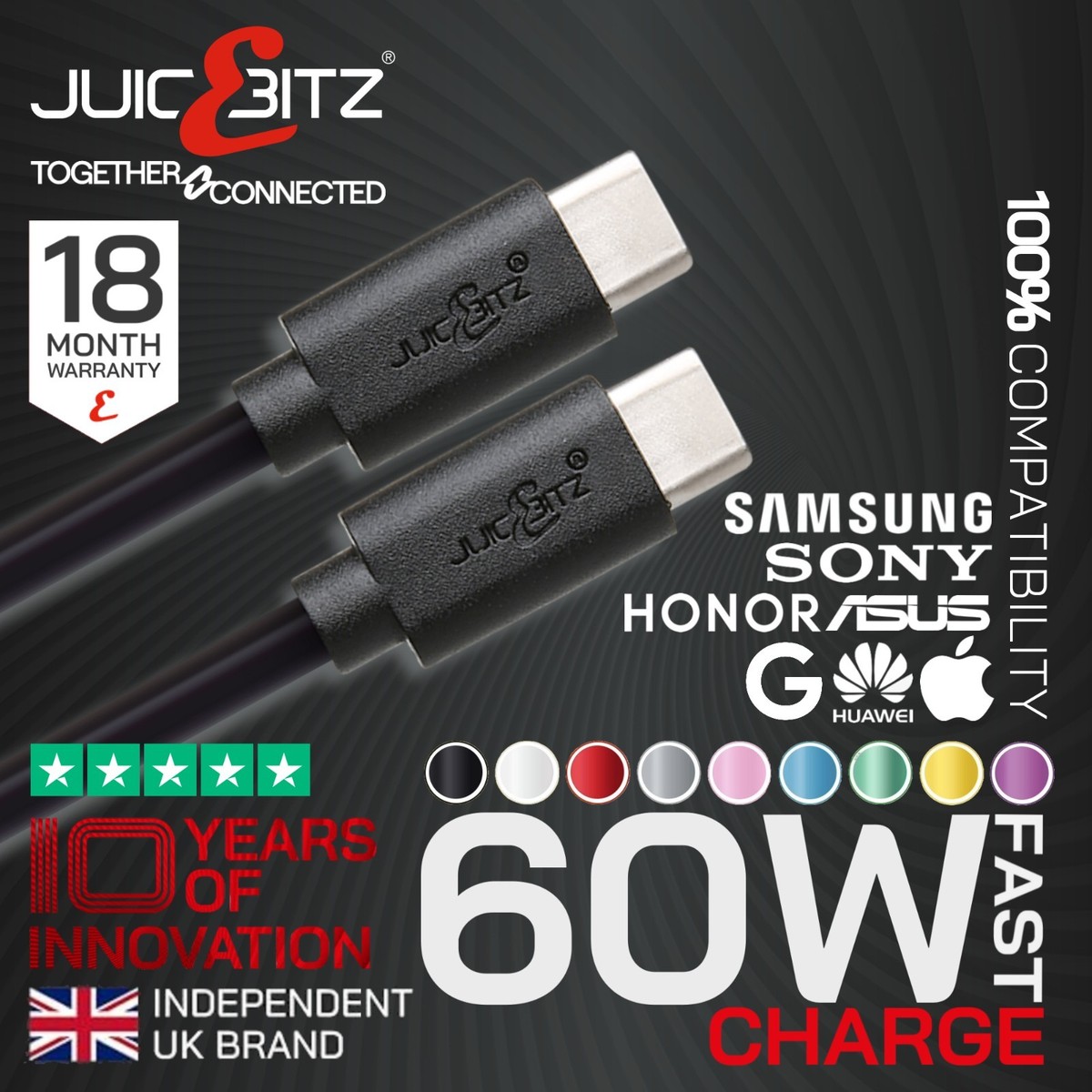 Cavo Universale Micro Usb Cavo Micro USB Ad Angolo 90° Per Caricare Il Telefono Comodamente - Nero, 1 Metro, In Tessuto Antenna 5 G - Foto 4