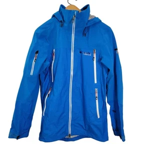 Columbia Titanium A-basin Ripper Jacket Size S Blue Rain Winter Shell - Picture 1 of 13