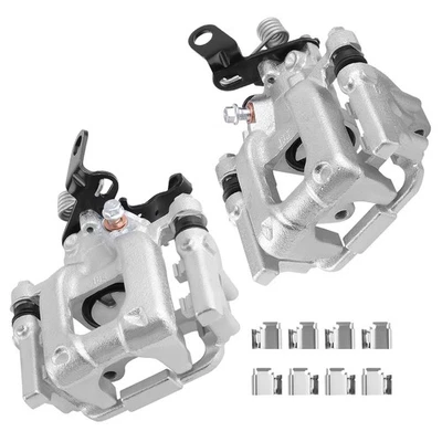 Rear Pair(2) Disc Brake Caliper w/ Bracket for Volkswagen Golf  Sportwagen 2010 - Image 1 of 4
