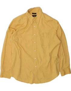 DOCKERS Mens Shirt XL Yellow Cotton CJ66 - Picture 1 of 3