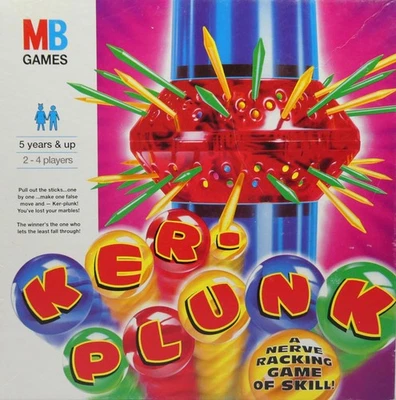 KerPlunk Game by MB Games 1996 'A Nerve-Racking Game of Skill' Ker-Plunk (5yrs+) - Image 1 of 4