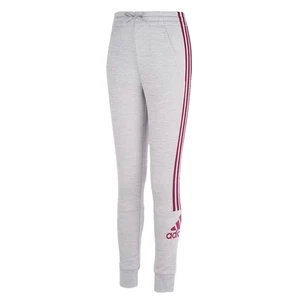Pantalones deportivos Adidas 3 rayas niñas talla 14 gris y rosa - Imagen 1 de 9