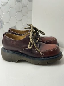 Dr. Martens 8524 Oxford Cherry Red 3-Eye Laced US Size 5 Made in England Vintage - Bild 1 von 10