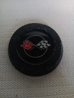 1969 - 75 雪佛兰科尔维特十字旗喇叭按钮组件带倾斜和远程转向器 — 第 1/2 张图片