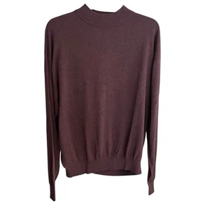 Mark Shale Herren 2XL Seidenmischung Rot High Neck Pullover - Bild 1 von 6