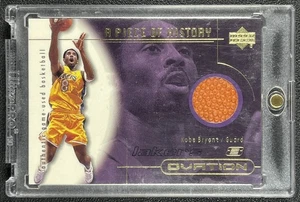 KOBE BRYANT 2000-01 UPPER DECK OVATION #KB-B A PIECE OF HISTORY GU BALL LAKERS - Picture 1 of 2
