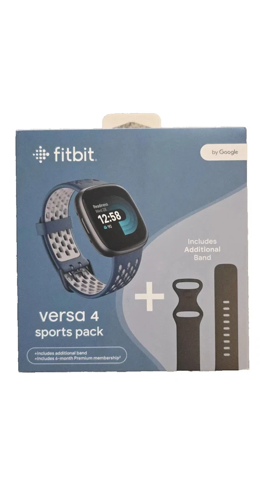 Fitbit Versa 4 Bundle (with Sports Band) up to 6 Days Battery Life Built-in GPS - Bild 1 von 1