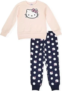 Hello Kitty Mädchen 2-teiliges Fleece Sweatshirt und Jogginghose Größe 6X - Bild 1 von 1