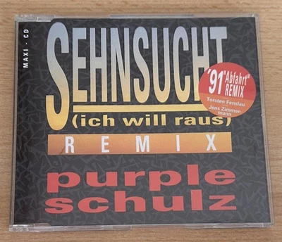 Purple Schulz ‎– Sehnsucht '91 - Remix (Maxi CD) - must have for collectors! - Bild 1 von 4