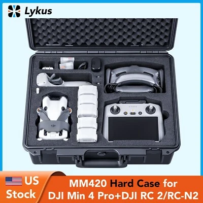 Lykus Titan MM420 Hard Case for DJI Mini 4 Pro/Mini 3 Pro, Goggles 3/2/Integra - Image 1 of 4