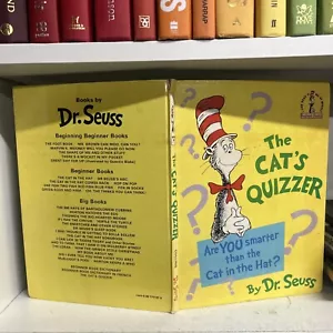 1976 Dr. Seuss The Cat's Quizzer HC Anfängerbücher Kinder eingestellt B57 - Bild 1 von 5