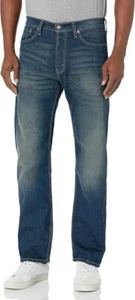 Levi's Men's 505 Regular Fit Jeans Denim Blue Cash Color Pants Men's Size 31x34 - Picture 1 of 2
