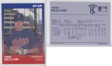 1989 Star Kenosha Twins Todd McClure #14