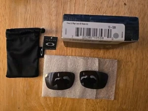 GAFAS DE SOL OAKLEY FIVES CUADRADAS AUTÉNTICAS LENTES DE REPUESTO NEGRAS IRIDIO RARAS - Imagen 1 de 8