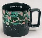 New Starbucks Mug 2022 Venetian Forest Holiday Marble Green Coffee Cup 12oz NWT