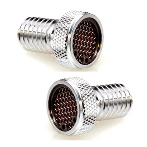 Head Breather Bolts Kit for Harley Evo Sportster Dyna - Knurled Chrome  - Picture 1 of 1