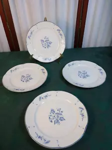 4 Beautiful Villeroy & Boch Val Bleu Decorative Designed Salad Plates - Picture 1 of 7