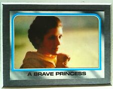 #192 A Brave Princess 1980 Topps Star Wars V Empire Strikes Back Series 2 Blue	1