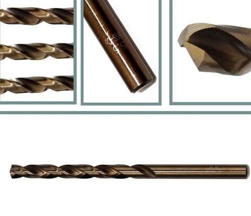 5Pcs cobalt drill bit 6.0mm M35 HSS Co steel alloys Straight Shank ...
