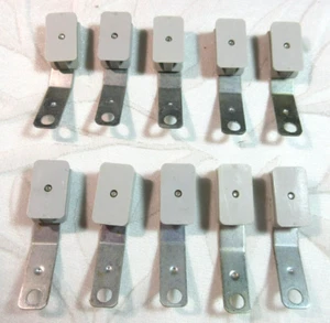 Kirsch Cirmosa Rod * 10 Traversing Drapery Replacement Hangers*  2" Silver Color - Picture 1 of 2