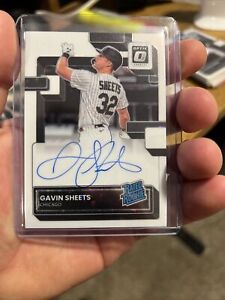 2022 Donruss Optic Silver Stars SSP GAVIN SHEETS Auto Rated Rookie RC WHITE SOX