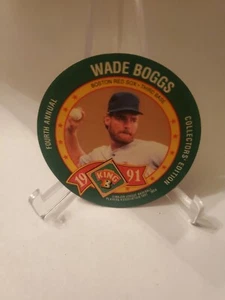 1991 King-B Disc #11 Wade Boggs Red Sox - Picture 1 of 2