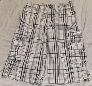 Lee Plaid Shorts Size 18 Adjustable Waist - Picture 1 of 7