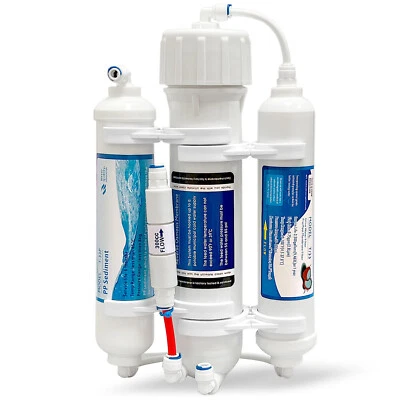 3 Stage Reverse Osmosis Countertop Portable Tank-Less Space Saver 50 GPD System - Image 1 of 4