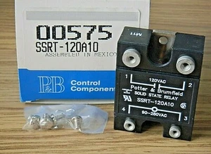 Relé de estado sólido P&B Potter & Brumfield SSRT-120A10 10A 90-280VAC salida Triac - Imagen 1 de 6