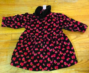 Gymboree Vintage 90’s Corduroy Dress Flowers SIZE X-Small 100% Cotton - Picture 1 of 2