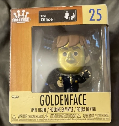 Sealed Funko Minis 3" Vinyl Figure The Office Goldenface # 25 New Sealed Cover