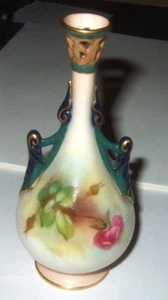 Royal Worcester Miniature Vase Hadley Ware Antique Estate Heirloom - Picture 1 of 14