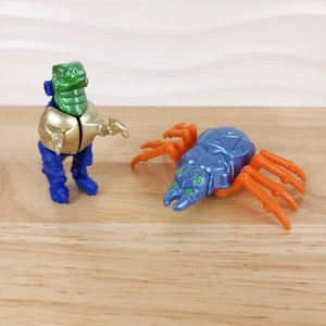 Vintage Transformers Beast Wars Dinobot Blackarachnia Figures McDonalds Toys - Picture 1 of 8