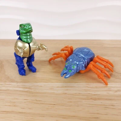 Vintage Transformers Beast Wars Dinobot Blackarachnia Figures McDonalds Toys - Image 1 of 4
