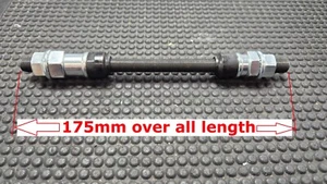 Bike Rear Axle extra long for child kids cycle with stabilisers bicycle - Picture 1 of 2