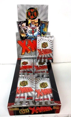 94 FLEER ULTRA X-MEN 1 SEALED PACK FROM FRESH BOX  PREMIERE EDITION - 10 CARDS Foto 1 de 2
