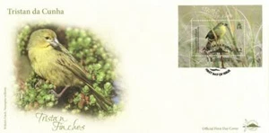 TRISTAN DA CUNHA 2014 FINCHES M/S FIRST DAY COVER - Picture 1 of 1