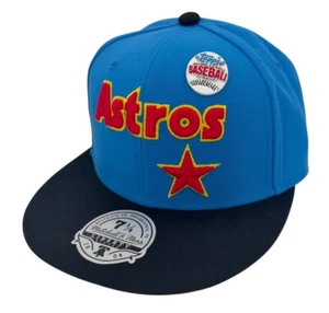 Mitchell & Ness MLB Houston Astros 1989 Topps Baseball Fitted Hat, Cap, New - Picture 1 of 10