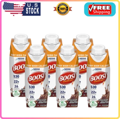 Bebida nutricional muy alta en calorías chocolate hecha con sabor a chocolate natural Foto 1 de 4