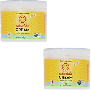 California Baby Calendula Cream, Lavender Baby Lotion For Sensitive 4 oz /2 PACK - Picture 1 of 2
