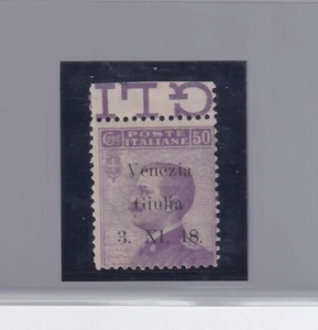 1918 Vénétie Julienne : Essais - 50C. Violet (N° S1) SPL. MNH (Cat.58/307) - Imagen 1 de 2
