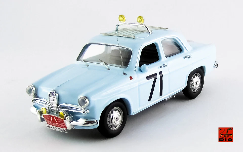 Alfa Romeo Giulietta Ti #71 Radio Monte Carlo 1960 Loffler / Johansson 1:43 RIO - Immagine 1 di 1