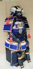 Japanese wearable R&#252;stung Samurai Armor Knotted laces Black &amp; Blue Dragon O23